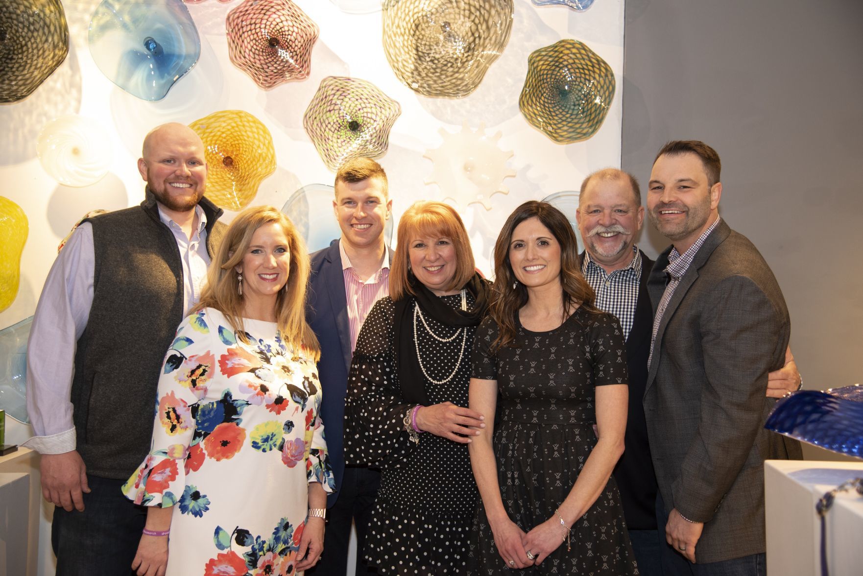 Jim and Melissa Wilsonholme, Jonathan Wilsonholme, Barbara and Tim Hartman, Amanda and Michael Noss